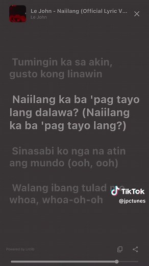 Naiilang by Le John full song lyrics