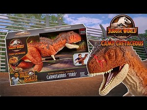 SUPER COLOSSAL CARNOTAURUS TORO DINO ESCAPE | Jurassic World: Camp Cretaceous
