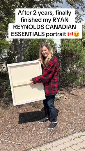 Introducing your “Ryan Reynolds Canadian Essentials” Portrait! Just in time for #CanadaDay & the release of #DeadpoolandWolverine, I spent 2 years painting this overly Canadian portrait of Canadian icon Ryan Reynolds & we’re selling prints to raise money for Edmonton Humane Society! With your help, hopefully we can raise a lot for animals in need!- @Lauren Hunter | SONiC 102.9