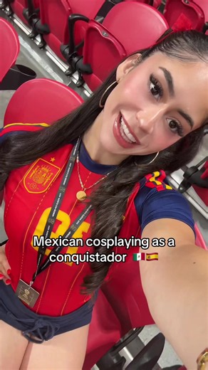 Mexican Cosplaying as a Conquistador: World Cup Fan Costume