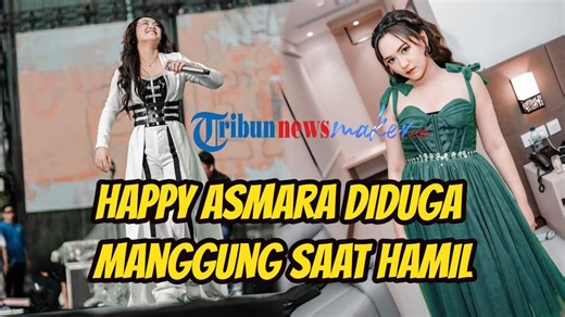 7 Potret Happy Asmara yang Diduga Sedang Hamil Saat Manggung, Istri Gilga Sahid Tetap Energik - Tribunnewsmaker.com