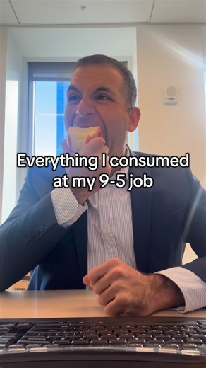 @jakezach11 on Instagram: "Horrific day to be an apple and or java #fulldayofeating #9to5 #fyp #work #corporate"