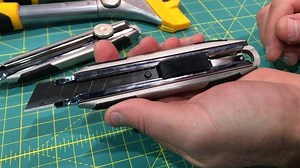 1K views | Digging these new OLFA Cuts die-cast aluminum 18mm auto-lock and ratchet-lock utility #knives #tools #construction #toolsofthetrade #olfa #ptrolfwoc19 #contractor #ptrolf19 #knife | Pro Tool Reviews | Facebook