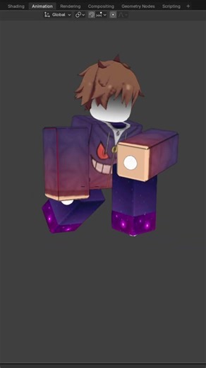 crouch animation 1 #animation3d #roblox #robloxanimation