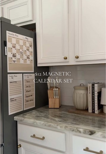 Affordable Magnetic Calendar Set for Family Organization