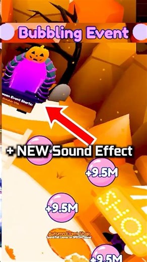 Bubbling Event is OP in BGSI ROBLOX #roblox #shorts