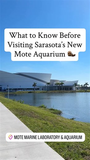 Visit the new Mote Aquarium in Sarasota Fl with me! Parking’s a little funny (you’ll walk a bit 👟), tickets are timed, and trust me you’ll want to plan ahead before showing up. Here’s the scoop 👇 🅿️ Parking FREE: It’s not right at the entrance, so wear comfy shoes or drop off anyone who’d rather skip the extra steps. 🎟 Tickets: Buy online ahead of time because they’re timed entry and do sell out. Adult tickets are $35, Ages 3-12 is $27, 2 & under FREE. Sorry no senior discounts. ⬆️ Layout: Y