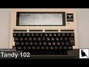 Tandy 102 and TRS-80 Model 100 - Adventures in #Retrocomputing