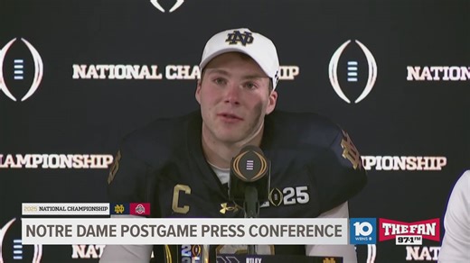 Notre Dame postgame press conference | Marcus Freeman, Riley Leonard, Jack Kiser
