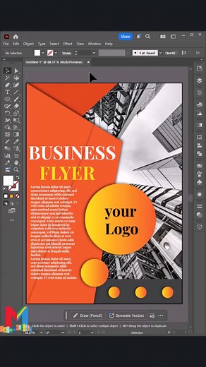 115 reactions · 33 shares | Watch Me Design a Professional Flyer on Adobe Illustrator! " Follow me: @graphic_mixx #GraphicDesign #AdobeIllustrator #FlyerDesign #IllustratorTutorial #DesignProcess #CreativeReels #InstaDesign #SmallBusiness #GraphicDesigner #ViralReels #DesignInspiration #ReelsVideo | Graphic Mixxx | Facebook