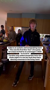 Gabe goes to his 1st New Years Eve party as a teen! #autism #party #newyearseve | For The Love of Gabe