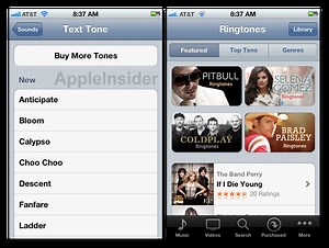 Inside Apple's iOS 5: iTunes Tone Store will offer more text alert options | AppleInsider