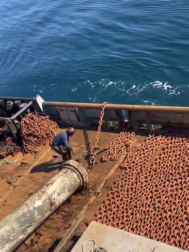 Anchors Dropping In North Sea😨😱#Northsea #bigwaves🌊 #viral #deepocean #fypシ