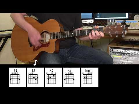 We Will Rock You - Queen - Acoustic Guitar - Original Vocal Track - Chords