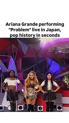 𝟯𝗮𝗺𝗦𝗼𝗻𝗶𝗰𝘀 | This clip features Ariana Grande performing “Problem” live, probably during one of her Japan tour stops. Ariana sports her signature high... | Instagram