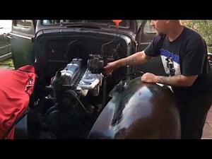 1937 Buick first run rebuild engine 248ci straight eight obg13