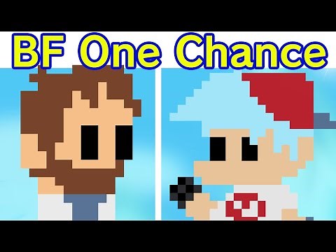 Friday Night Funkin' but BF Has One Chance | One Chance Mod (FNF Mod) (Boyfriend Dies)