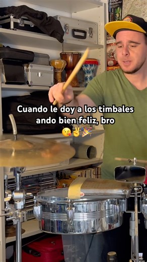 Salsa Drummer Goes Off! 🥁😜 #fyp #drums #trending