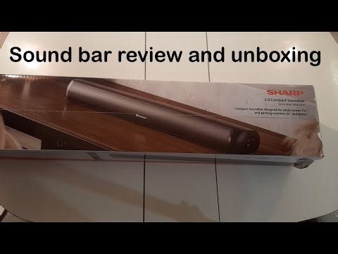 Sharp sound bar review and unboxing ! #viral #subscribe #audioreview