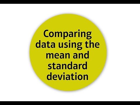 Mathematics in Context (Level 3 Core Maths) - Mean and Standard Deviation