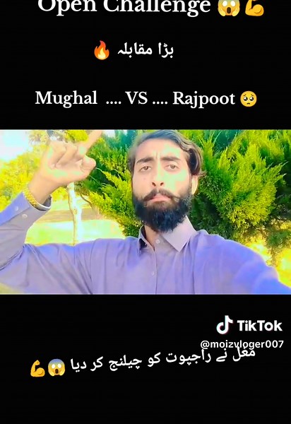 Rajpoot VS Mughal 😱🔥big open challenge 👑🥺#pageforyou_🔥trending #tiktok #1million #views #trendingvrlvideo 🙏🙏