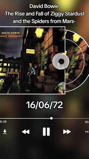 David Bowie-The Rise and Fall of Ziggy Stardust and the Spiders from Mars 16/06/72 #music #musica