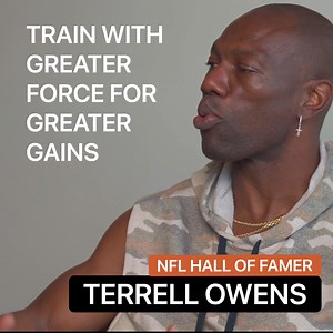 Whether you're just starting out or NFL Hall of Famer Terrell Owens, 10 minutes a day with X3 will trigger more muscle than a standard weight training program. In a recent discovery looking at biomechanics, we see that humans are 7 times stronger in the impact-ready range of motion. This shows us that variable resistance is far superior than standard weight lifting, and has been backed up by 16 studies, including showing that greater variance rations are the most powerful for growth stimulation.