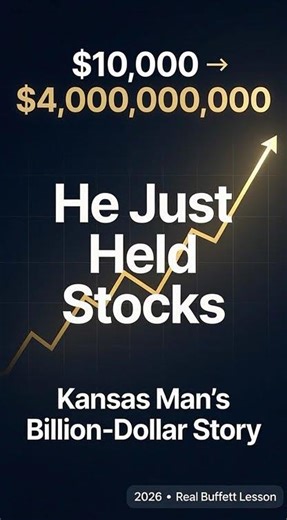 Kansas Man’s Billion-Dollar Story. #FinanceEducation, #PassiveIncome, #WealthBuilding, #Motivation