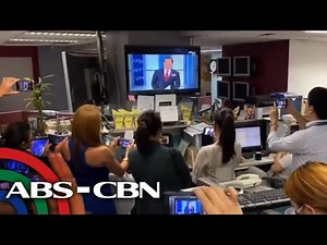A look inside the ABS-CBN newsroom as network halted broadcast operations | ANC