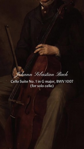 The six Cello Suites, BWV 1007–1012, are suites for unaccompanied cello by Johann Sebastian Bach (1685–1750). They are some of the most frequently performed solo compositions ever written for cello. Bach most likely composed them during the period 1717–1723, when he served as Kapellmeister in Köthen. The title given on the cover of the Anna Magdalena Bach manuscript was Suites à Violoncello Solo senza Basso (Suites for cello solo without bass). #classicalmusic #music #art #cellosuiteno1 #cello #