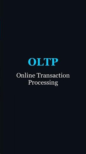 OLTP Database Explained in 60 Seconds 🚀 | What is OLTP? #shorts #shortsfeeds #trendingshorts