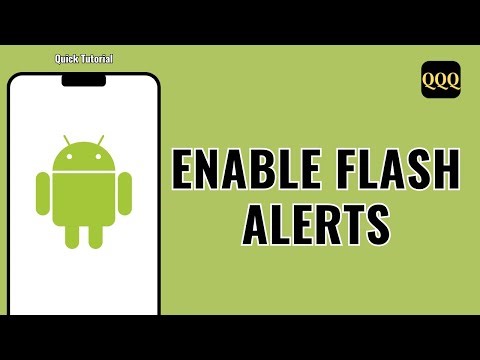 How to Enable LED Flash Not Notification on Android ?