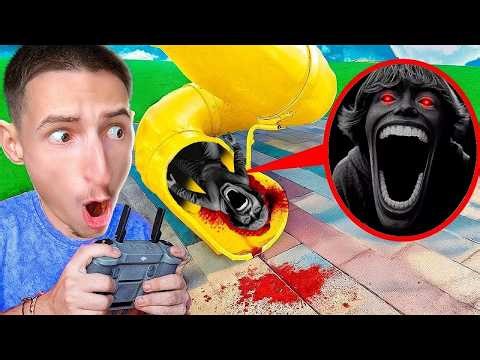 NOUS AVONS TROUVÉ 67 KID AU PARC DE JEUX DU TOBOGGAN HORREUR SCP SLIDE EATER !! ça tourne mal