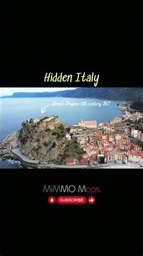 Scilla Italy From Above 🇮🇹 Ruffo Castle & Calabria Coast #Shorts