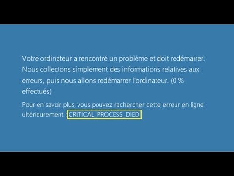 Écran bleu, votre ordinateur a rencontré un problème et doit redémarrer [Windows] - Mon Ami Geek