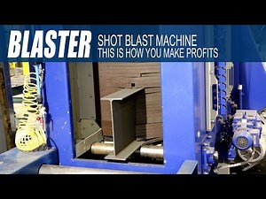Ocean BLASTER Shot Blast Machine is perfect for ALL Steel Fabricators - this is how you make profits
