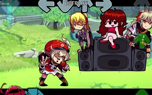【FNF x 原神】原神 可莉周 [歌曲: firebomb] 蹦蹦炸弹！