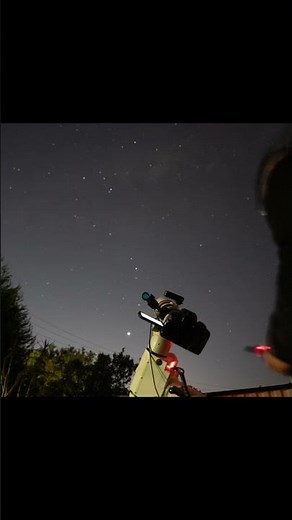 Setting up my HEQ5 #shorts #timelapse