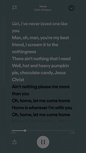 Best Friend Song: Home - Edith Whiskers (Lyrics)