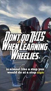 How to WHEELIE your Harley-Davidson - bagger, Dyna or sportster.