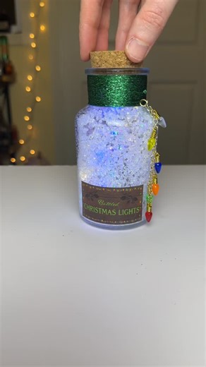 Forbidden Forest Apothecary on Instagram: "Merry Christmas! 🎄 Making a new version of my bottled Christmas Lights Illuminated Potion Bottle 🎄🎄🎄🎄🎄🎄🎄🎄🎄🎄🎄 Decorative potions up now in my shop! #potions #potion #christmas"