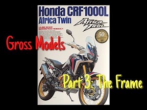 Tamiya 1:6 CRF1000L Africa Twin motorcycle build. Part 3: The frame.