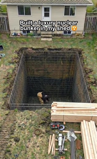 Luxury Nuclear Bunker Built Under Shed