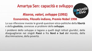 Amartya Sen: capacità e sviluppo
