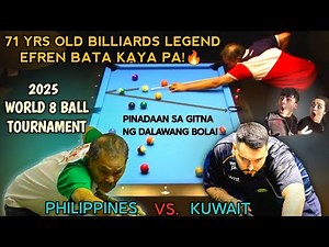 🔥 ▶ 71 YEARS OLD BILLIARDS LEGEND EFREN REYES MAY BAGSIK PA ANG MAGIC! 2025 WORLD 8 BALL TOURNAMENT