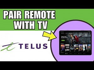 How To Pair Telus Remote With Tv