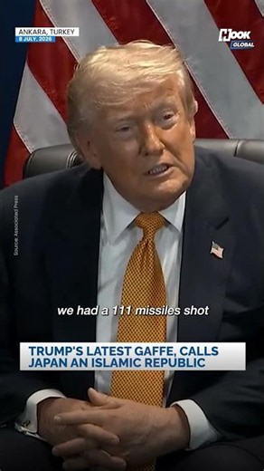 Trump’s Big Blunder, Calls Japan An Islamic Republic