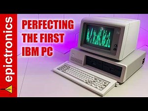 IBM PC 5150 with Hercules graphics, repair & upgrades to perfection!