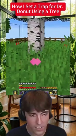 Watch as I set a trap for Dr. Donut using a tree and some clever TNT minecarts! Can he escape the challenge? Let’s see how this log bingo game unfolds! What do you think will happen? #MinecraftTraps #GamingChallenges #DrDonut #TreeTrap #BingoGame