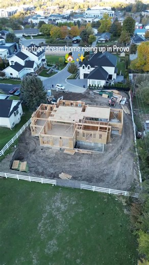 Framing is in full swing on this Provo custom home, and every beam brings the vision closer to reality. Watching the structure rise, you can already imagine the finished spaces taking shape—all set against the incredible Utah backdrop. Excited to share each milestone as this dream home comes to life! #DaviesDesignBuild #UtahHomes #LuxuryHomeBuilder #ProvoHome #CustomHome #HomeFraming #UtahLuxuryLiving #DreamHomeInProgress | Davies Design Build
